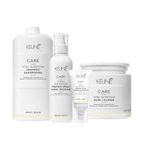 Kit Keune Care Vital Nutrition Shampoo Litro Mask Protein Porosity Filler (4 produtos) Kit Keune Care Vital Nutrition Shampoo Litro Mask Protein Porosity Filler (4 produtos)