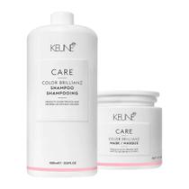 Kit Keune Color Brillianz Shampoo 1000ml, Máscara 500ml