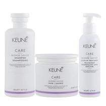 Kit Keune Completo Home Care Blonde Savior 3 Produtos