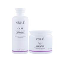 Kit Keune Cuidado da Cor Blonde Savior - Shampoo e Máscara de Reparação 200 ml
