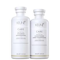 Kit Keune Satin Oil Cuidado Diário Shampoo + Condicionador