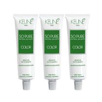 Kit Keune So Pure Color 4 Coloração 60ml (3 unidades)