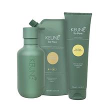 Kit Keune So Pure Restore Shampoo Refil Máscara e Dispenser Frasco (3 produtos)