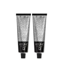 Kit Keune Tinta Color 7.19 Loiro Médio Cinza Matte - Coloração 60ml (2 unidades)