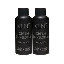 Kit Keune Tinta Color & So Pure Color 3% - 10 VOL Oxidante Cremoso 60ml (2 unidades)