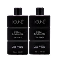 Kit Keune Tinta Color & So Pure Color 9% - 30 VOL Oxidante Cremoso 1L (2 unidades)