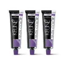 Kit Keune Tinta Color Ultimate Cover 7.00 Loiro Médio - Coloração 60ml (3 unidades)