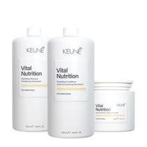 Kit Keune Vital Nutrition Salon Total (3 produtos)