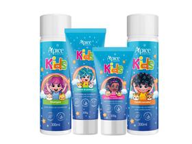 Kit kids apse - shampoo, cond, creme e gelatina apice