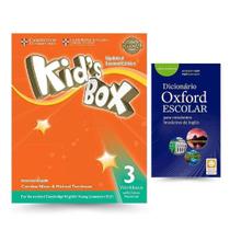 Kit: Kids Box 3 - Workbook With Online Resources Updated - 02 Edition + Dicionário Oxford Escolar