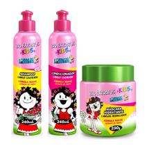 Kit Kids Cabelos Cacheados TRIO (Shampoo/Condicionador/Máscara) Bio Extratus