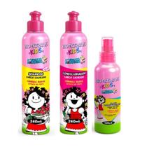 Kit Kids Cacheados Bio Extratus Shampoo Condicionador +Spray