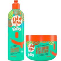 Kit Kids Cachinho Perfeito! 1 Máscara 1 Creme de Pentear 300ml Oh My!