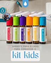 Kit Kids Doterra 7 Óleos + Necessaire + Guia Rápido