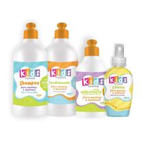 Kit Kids Faciantus Shampoo/Condicionador/Colônia/Hidratante