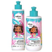 Kit Kids Hidratação Chiclete Creme + Ativador de Cachos Kit Kids Hidratação Chiclete Creme + Ativador de Cachos
