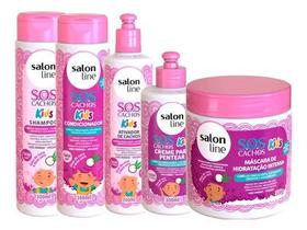 Kit Kids Salon Line Sos Cachos Infantil Completo 5-Intens