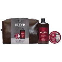Kit Killer ( Necessaire + Shampoo 220 ml + Pomada 70 g ) - QOD BARBER SHOP
