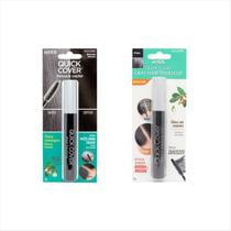 Kit Kiss NY Retoque Capilar Máscara Marrom Escuro + Preto Kit Kiss NY Retoque Capilar Máscara Marrom Escuro + Preto