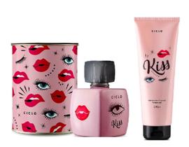 Kit Kiss Perf 100ml Hidratante 240g Ciclo Kit Kiss Perf 100ml Hidratante 240g Ciclo