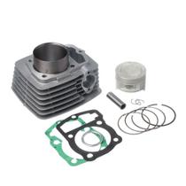 Kit Kmp Com Cilindro Pistão Anel E Junta Kit-A Cbx 200 Strada Xr 200 Nx 200