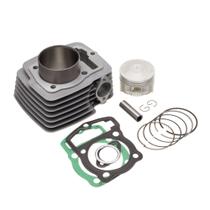 Kit KMP Completo C/ Cilindro. Pistão. Anel E Junta Kit-A BROS 150 OHC 2004