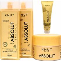 Kit Knut Absolut Danificados Fragilizados Opacos Quimica 4un