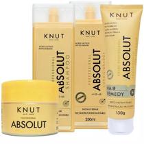 Kit Knut Absolut Reconstrução Instantânea Danificados frágeis opacos quebradiços 4unid.