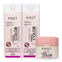 Kit Knut Amino Color Shampoo+Condicionador 250ml+Máscara 300g