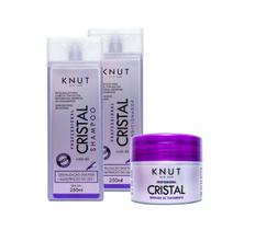 Kit Knut Cristal Shampoo + Condicionador + Máscara