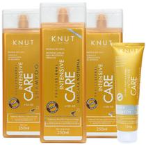 Kit Knut Intensive Care Shampoo + Condicionador 250ml Máscara Noturna 250g Hair Remedy 130g