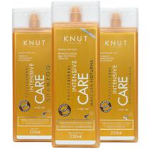 Kit Knut Intensive Care Shampoo + Condicionador 250ml Máscara Noturna 250g