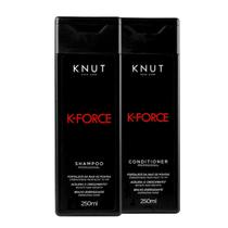 Kit KNUT K-FORCE: Shampoo 250ml + Condicionador 250ml Kit KNUT K-FORCE: Shampoo 250ml + Condicionador 250ml