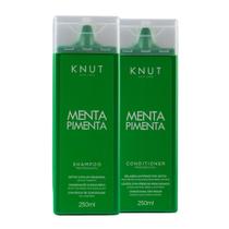 Kit KNUT MENTA PIMENTA: Shampoo 250ml + Condicionador 250ml Kit KNUT MENTA PIMENTA: Shampoo 250ml + Condicionador 250ml