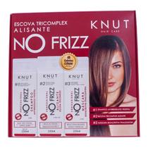 Kit Knut No Frizz Shampoo+Alisante+Máscara 250ml