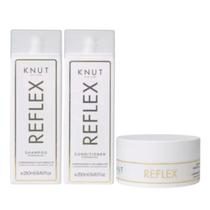 Kit Knut Reflex Luminosidade Shampoo+Condicionador 250ml+Máscara 200g