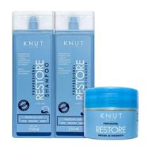 Kit Knut Restore Shampoo+Condicionador 250ml+Máscara 300g
