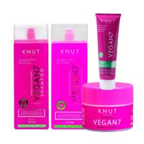 Kit Knut Vegan7 Sh+Cond 250ml+Másc 300g+Hair Remedy 130g