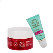 Kit Kokeshi Geleia Facial de Colágeno e Olhos de Gueixa Kit Kokeshi Geleia Facial de Colágeno e Olhos de Gueixa