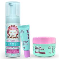 Kit Kokeshi Hidratação e Limpeza Facial Pele de Porcelana Kit Kokeshi Hidratação e Limpeza Facial Pele de Porcelana
