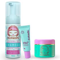 Kit Kokeshi Hidratação e Limpeza Facial Pele de Porcelana