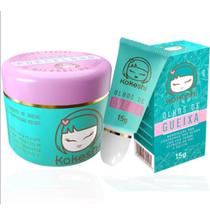 KIT Kokeshi Hidratante Facial Pele de Porcelana 30g + Renovador Área dos Olhos de Gueixa 15g