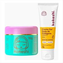 Kit Kokeshi Pele de Porcelana + Creme Gel Gota De Colágeno