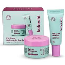 Kit Kokeshi Ritual Hidratação Das Gueixas: Creme Facial 30g e Hidratante De Olhos 15g