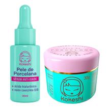 Kit Kokeshi Skin Care Pele De Porcelana + Sérum Anti-idade