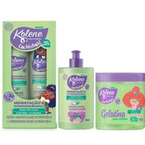 Kit Kolene Cachinhos 3 Itens + Creme para Pentear Kit Kolene Cachinhos 3 Itens + Creme para Pentear