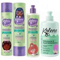 Kit Kolene Cachinhos Hidratação e Superdesembaraço 4 Itens