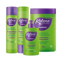 Kit Kolene Curvaturas Bomba de Nutricao + Ultradefinicao c/ Gel Creme para Pentear 300ml