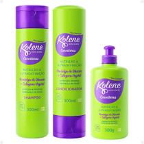 Kit Kolene Curvaturas Nutrição e Ultradefinição: Shampoo, Condicionador 300ml e Gel Creme 300g Kit Kolene Curvaturas Nutrição e Ultradefinição: Shampoo, Condicionador 300ml e Gel Creme 300g