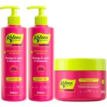 Kit Kolene Danos Extremos + Manteiga + 2 Leave-in